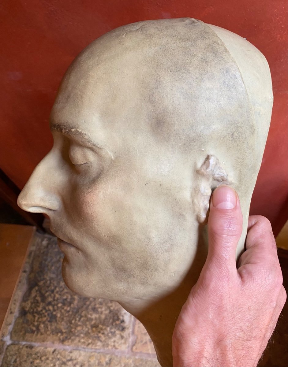 Beau Masque Mortuaire De Napoléon Bonaparte -photo-4