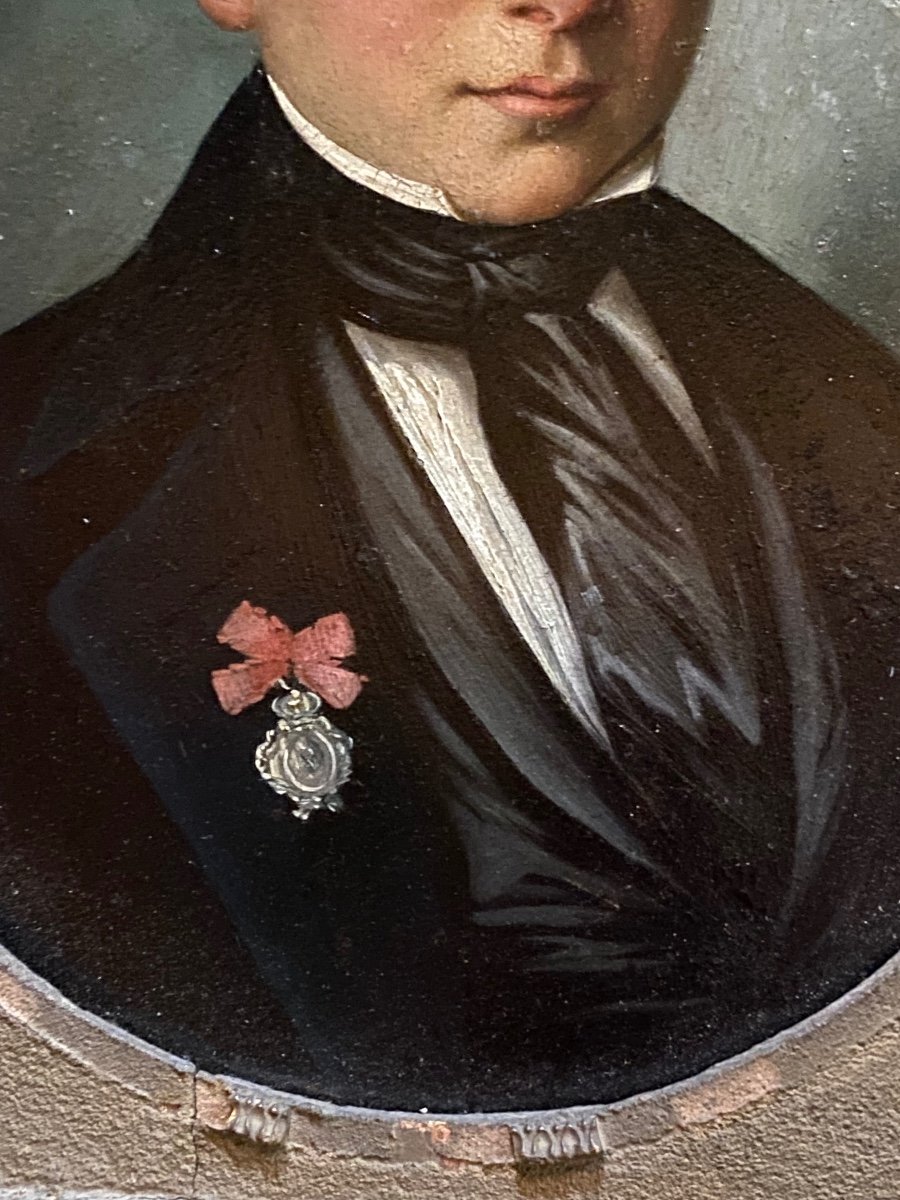 Portrait D’un Jeune Homme Sur Métal, 1849-photo-5