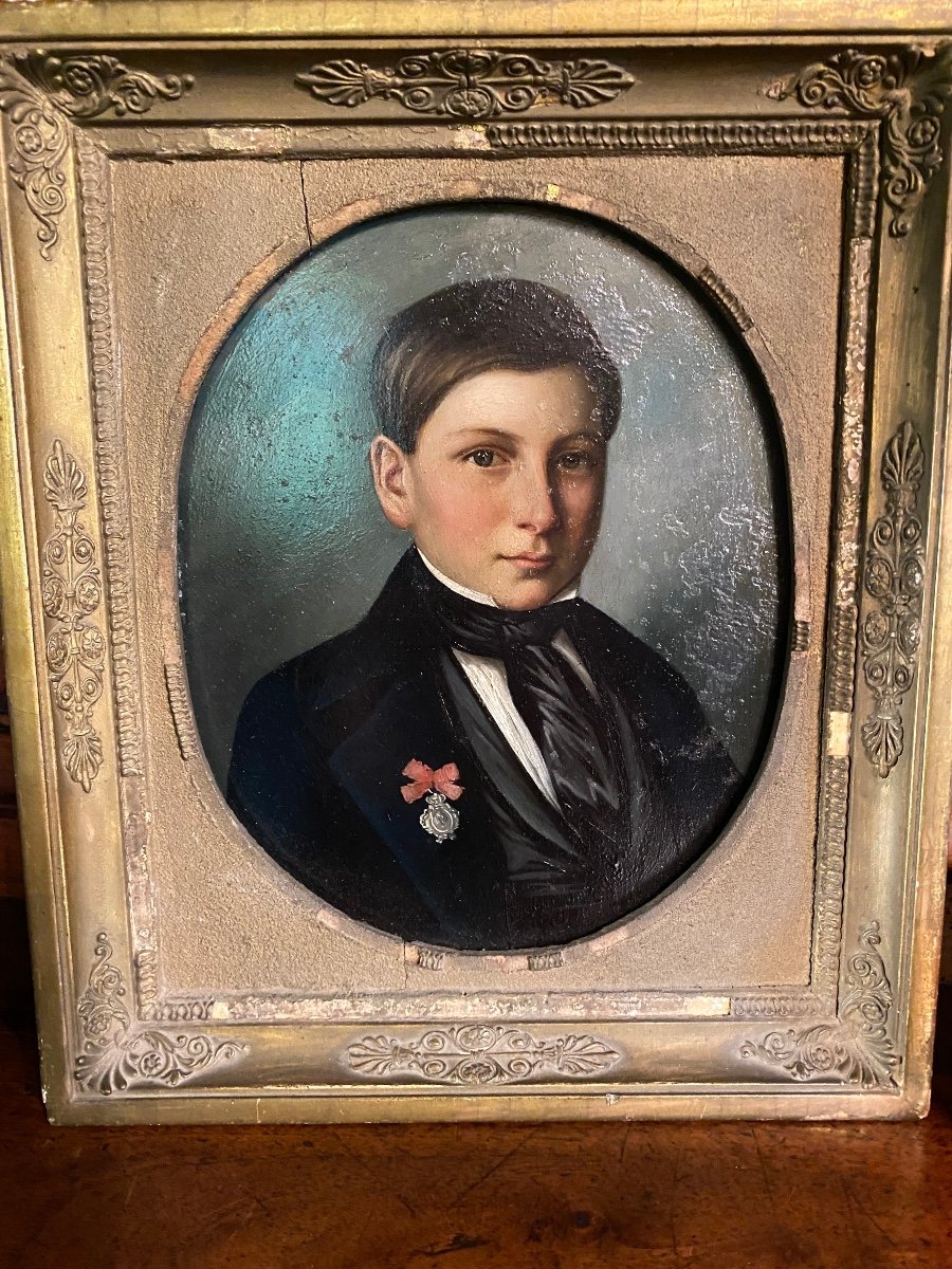 Portrait D’un Jeune Homme Sur Métal, 1849-photo-8