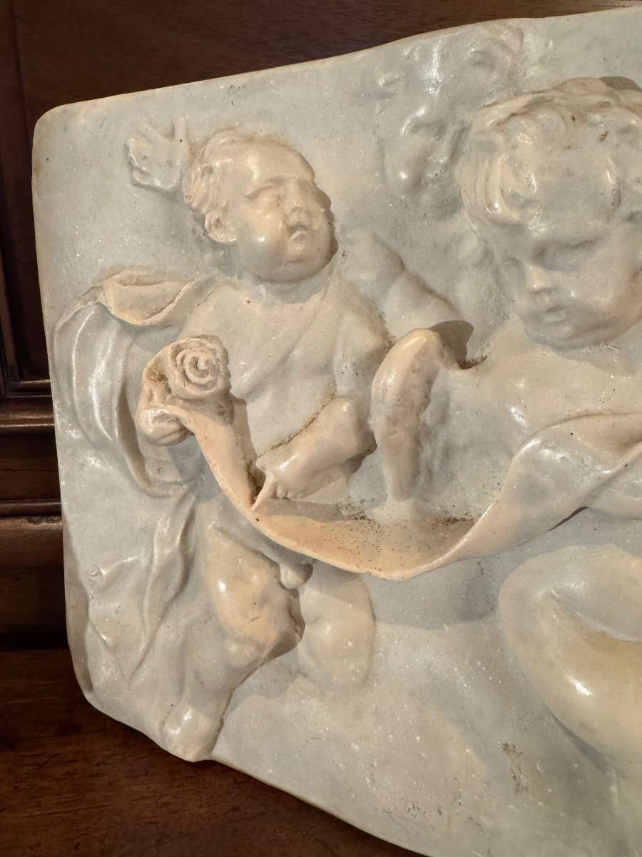 In The Taste Of Duquesnoy, Angel And Putti, End Of The 18th Century -photo-3