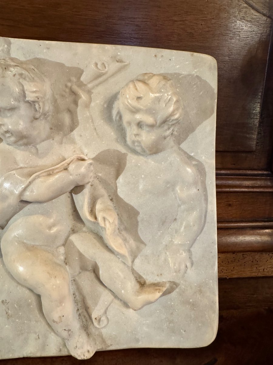 In The Taste Of Duquesnoy, Angel And Putti, End Of The 18th Century -photo-5