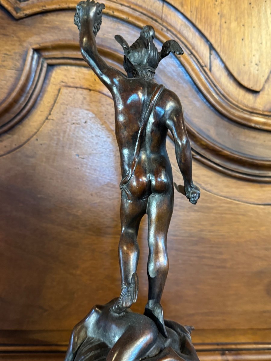Perseus And The Head Of Medusa, After Benvenuto Cellini, Grand Tour Bronze, 19th Century-photo-5