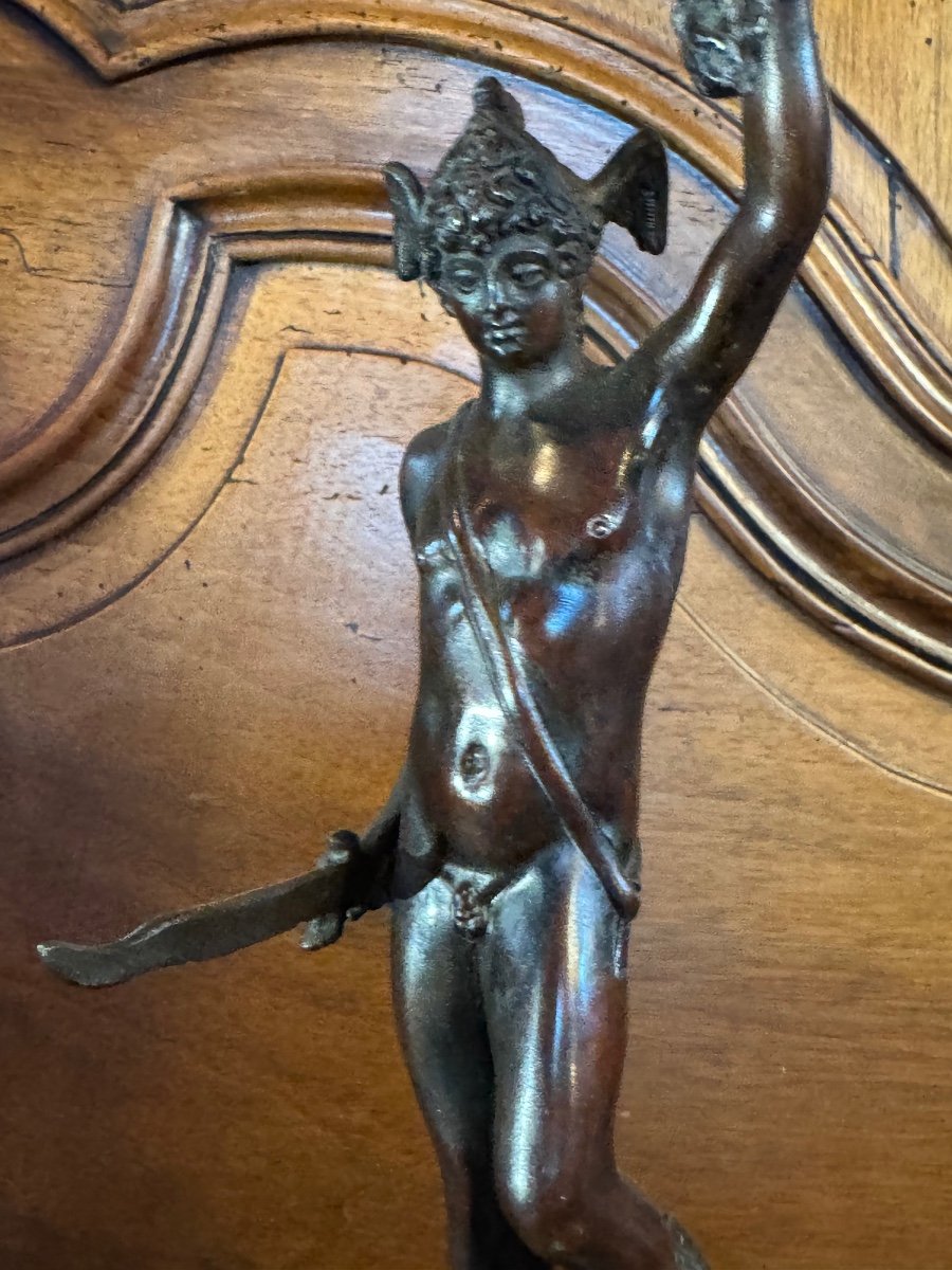 Perseus And The Head Of Medusa, After Benvenuto Cellini, Grand Tour Bronze, 19th Century-photo-6