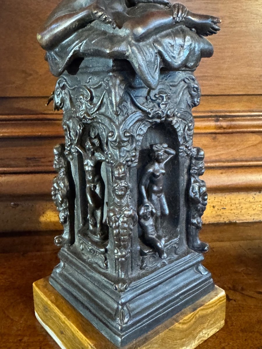 Perseus And The Head Of Medusa, After Benvenuto Cellini, Grand Tour Bronze, 19th Century-photo-8