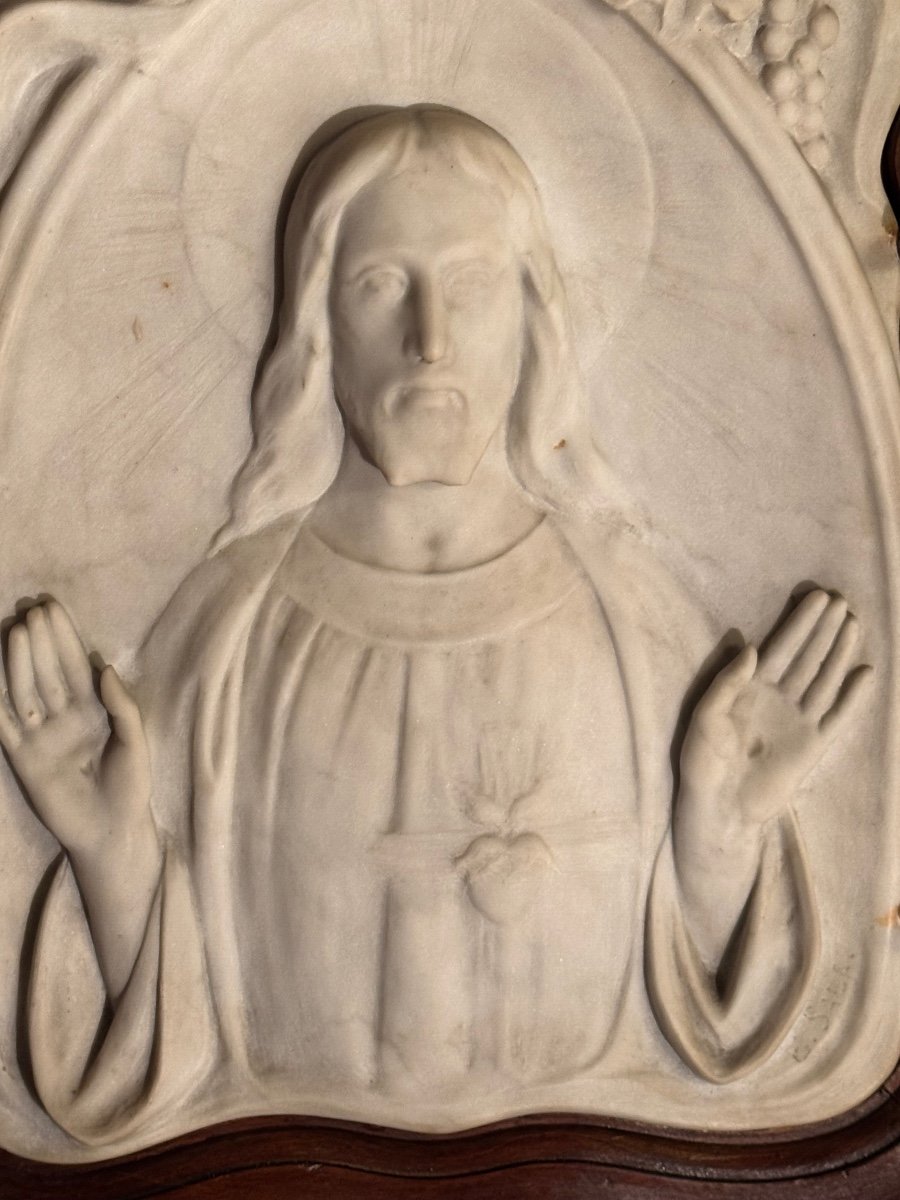 Salvatore Mundi In Art Nouveau Marble -photo-6