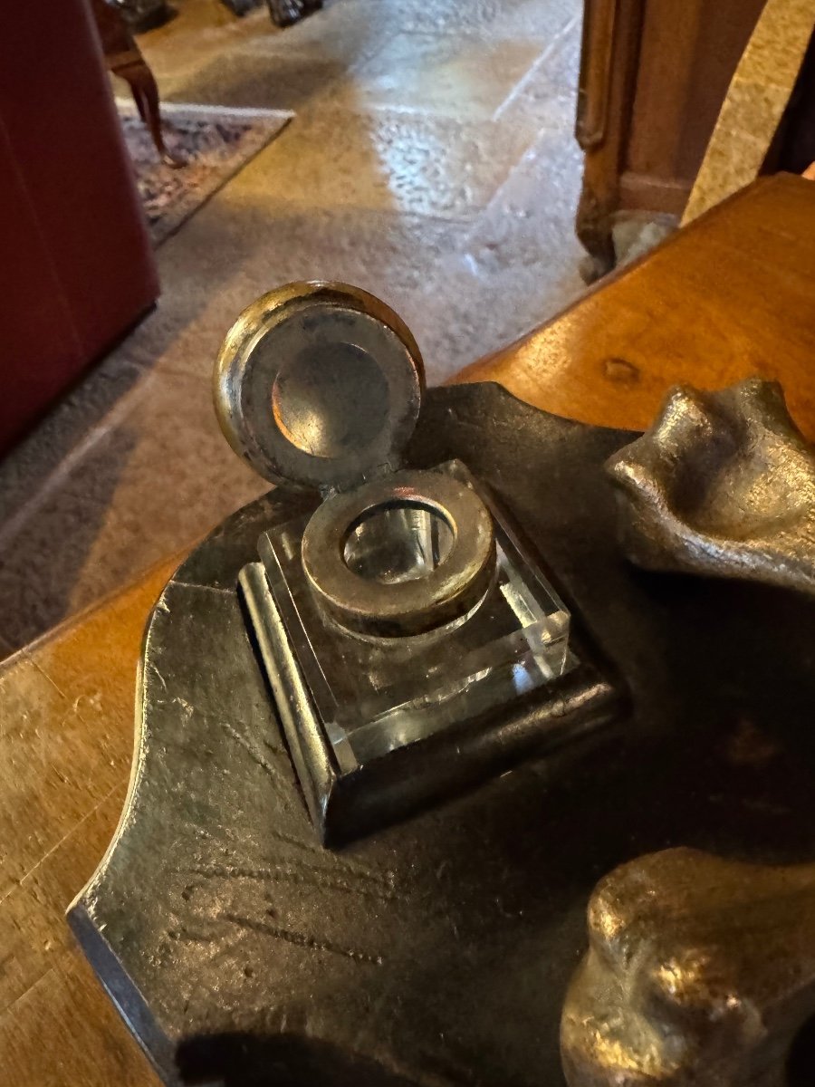 Vanity Inkwell Forming A Memento Mori, Late 19th Century -photo-3