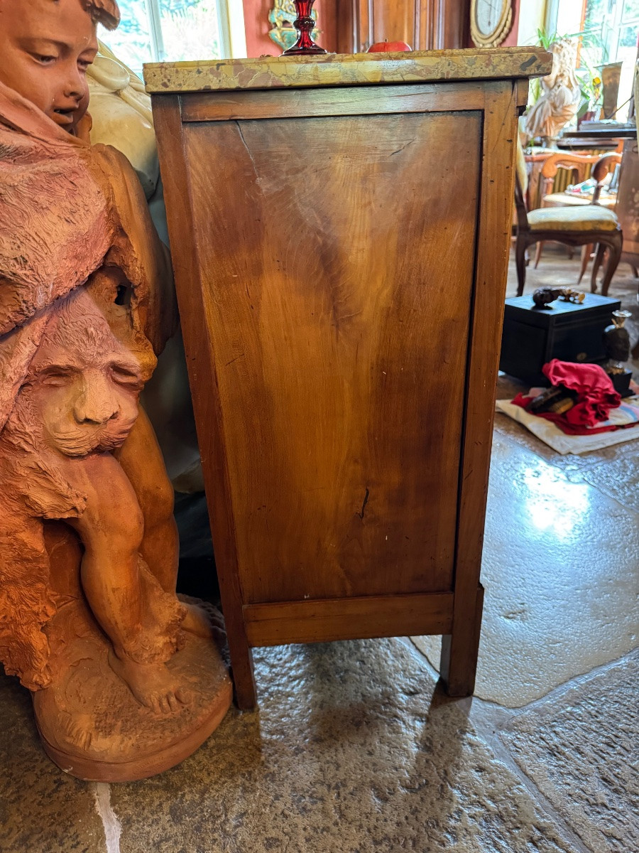 Commode D’entre Deux En Acajou Du XIX Eme Siècle -photo-3