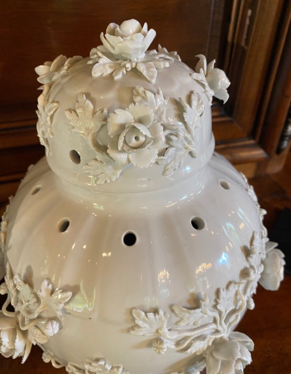 Grande Paire De Pots-pourris Par Samson Fin Du XIX Eme Siecle-photo-2