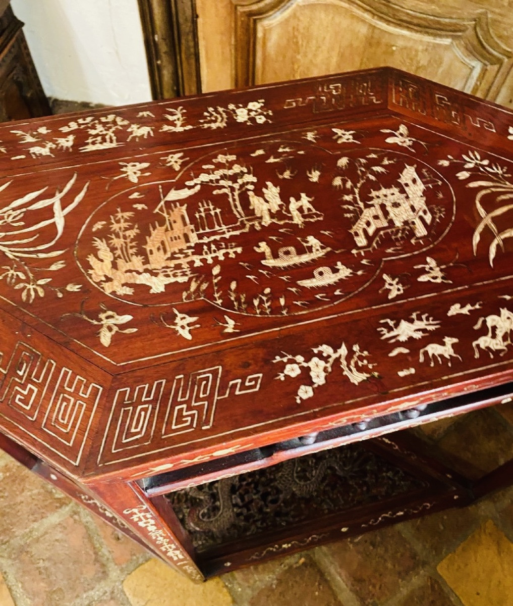 Console Losangique Du Vietnam De L’exposition Universelle De Paris 1889-photo-8