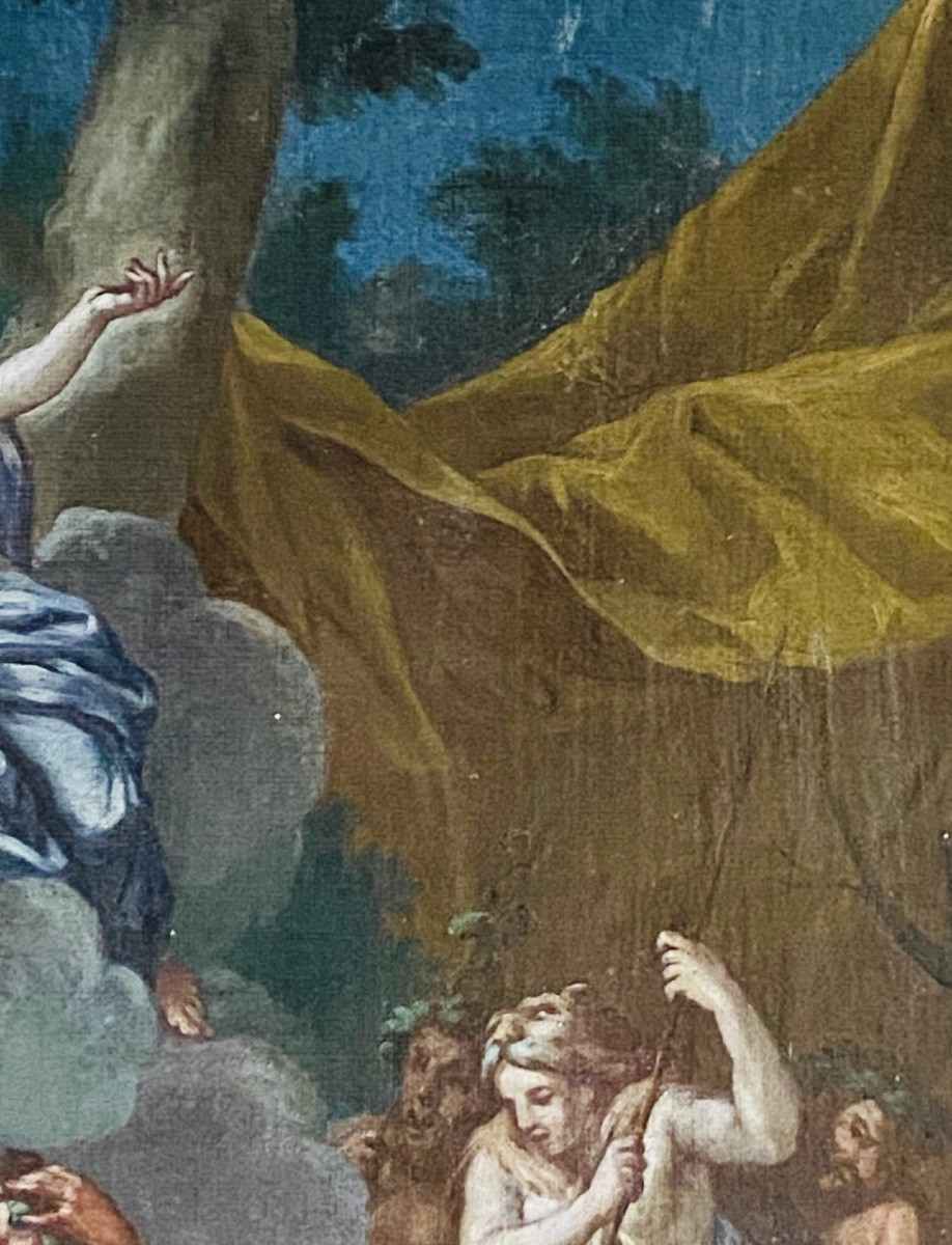 Ariane à Naxos, Grande Huile Sur Toile Attribuée à Michele Rocca (1671-1751)-photo-8