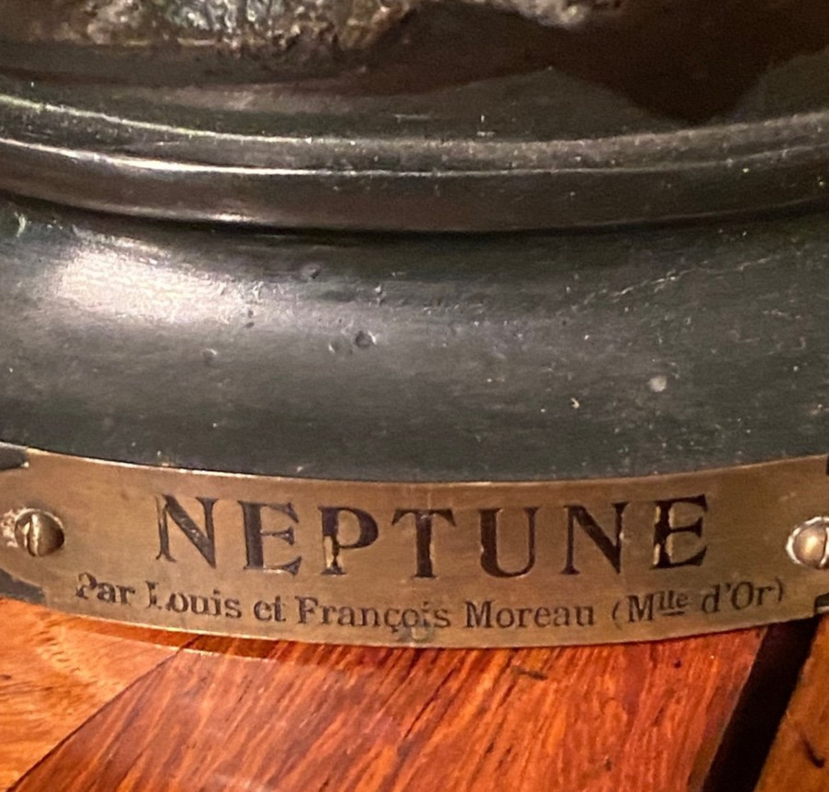 Le Char De Neptune Vainqueur Signé Des Frères Moreau-photo-4