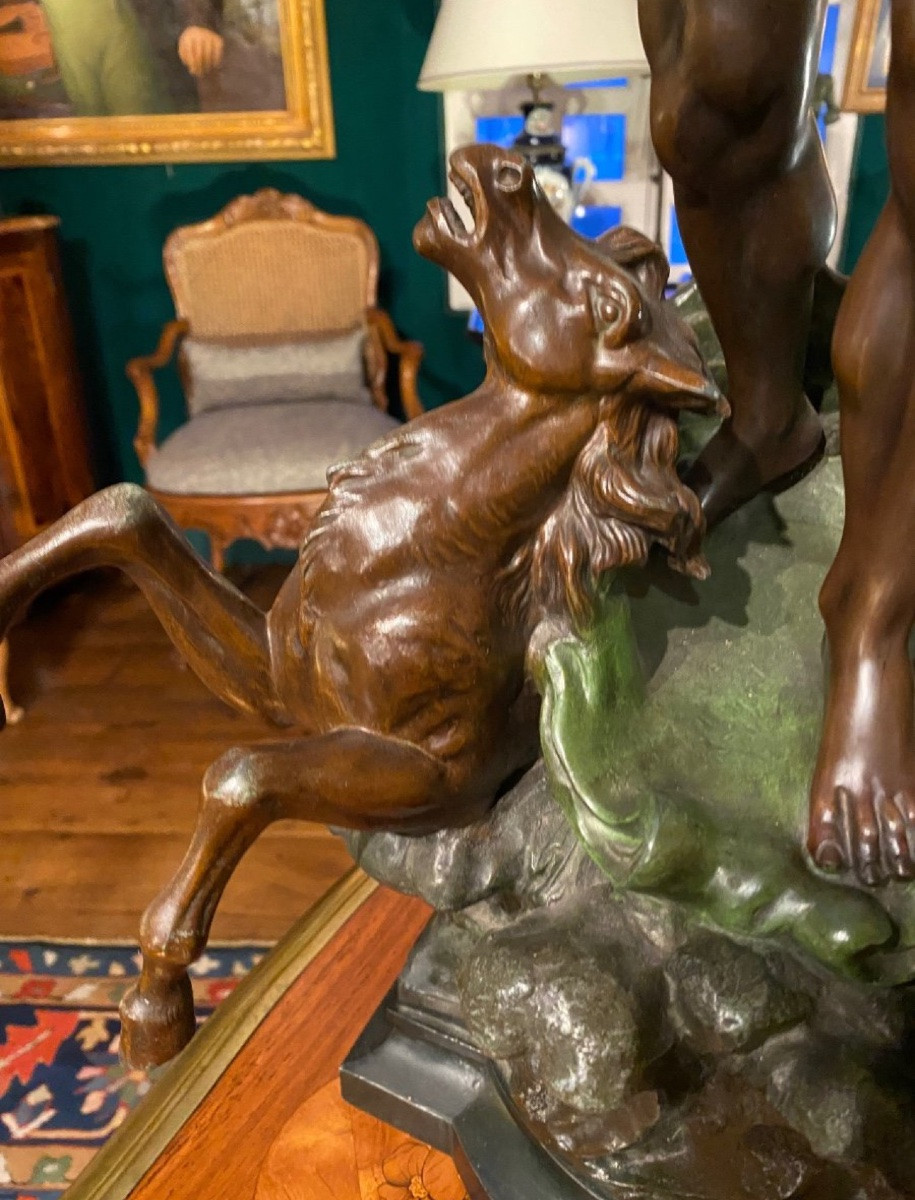 Le Char De Neptune Vainqueur Signé Des Frères Moreau-photo-6