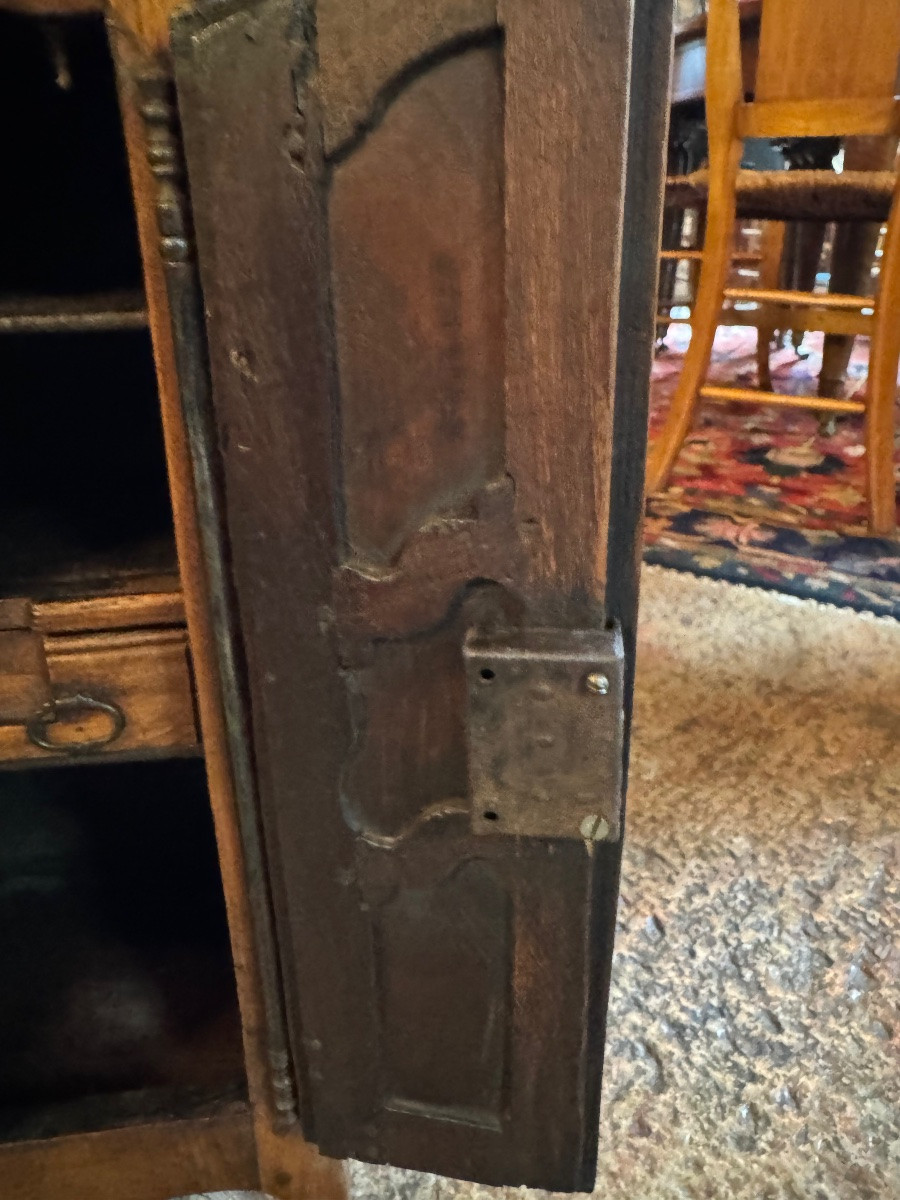 Armoire de maîtrise Louis XV  en noyer-photo-6