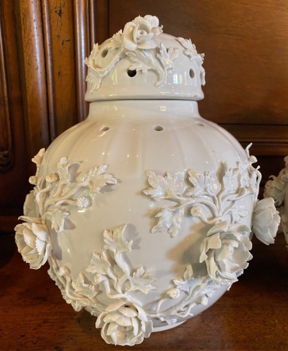 Pair Of Potpourris By Samson, Late 19th Century-photo-4