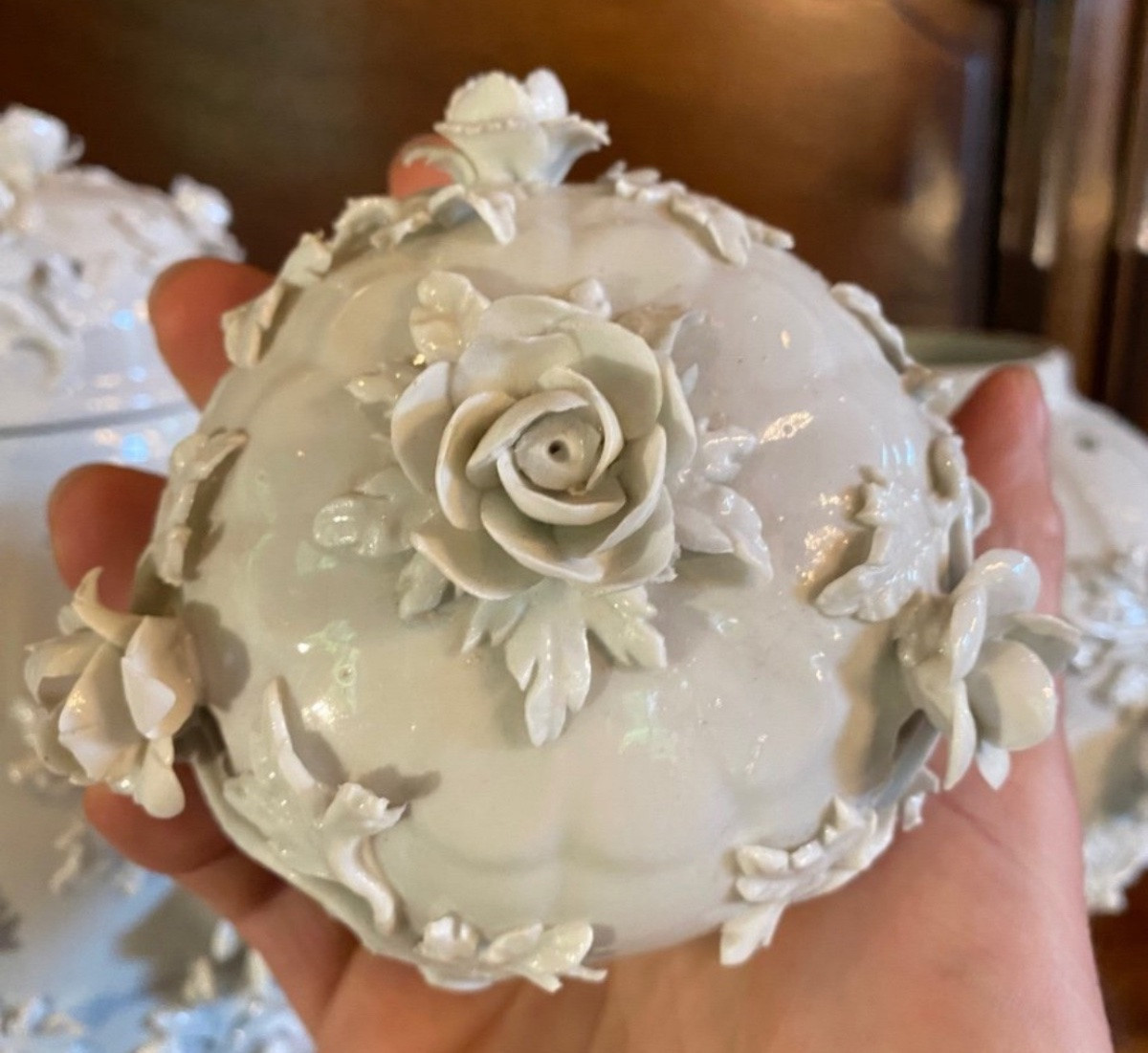 Pair Of Potpourris By Samson, Late 19th Century-photo-3