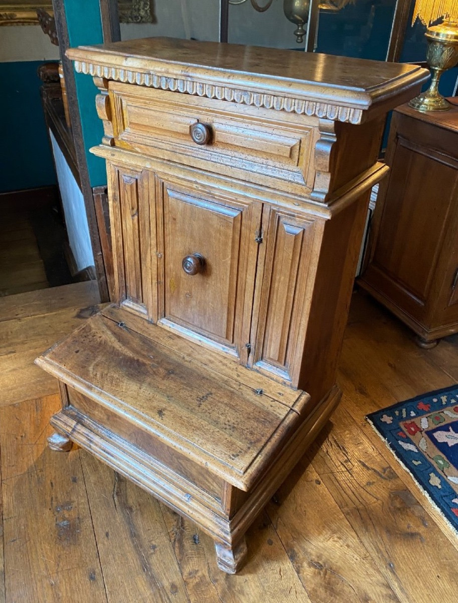 18th Century Italian Walnut Oratory Furniture