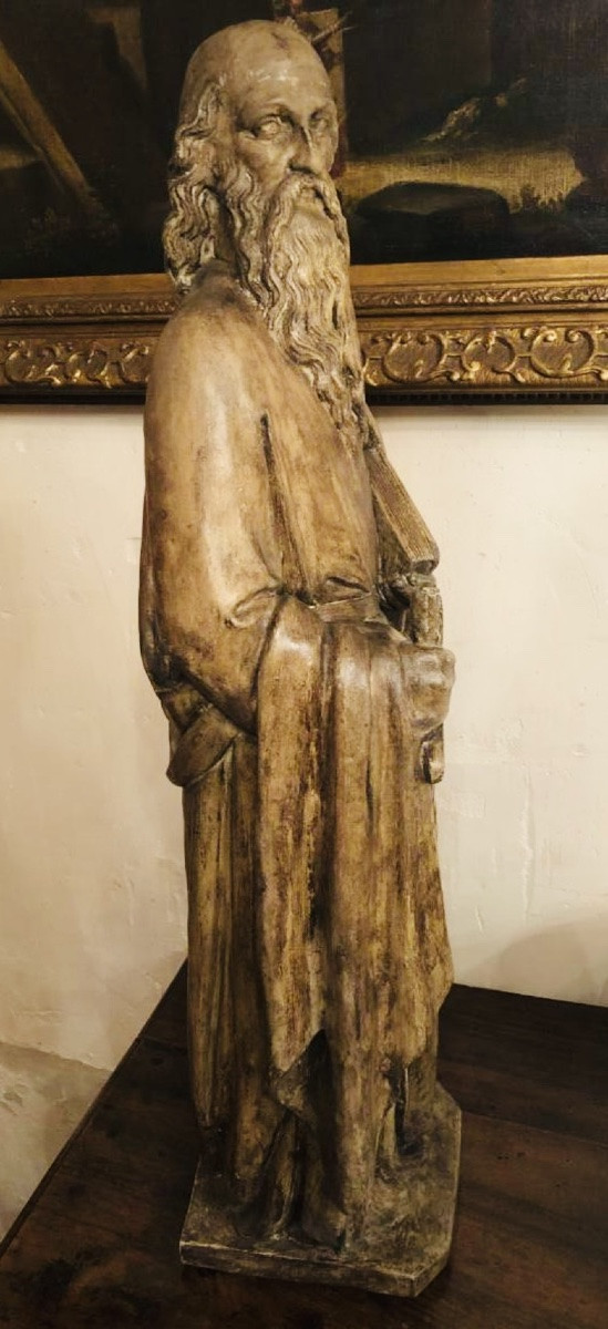 Grand Saint Paul En Terre Cuite Du Début Du XIX Eme Siècle-photo-1