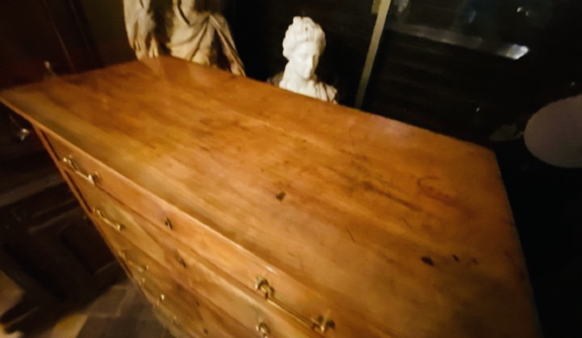 Large Cherrywood Chest Of Drawers, First Half Of The 19th Century-photo-2