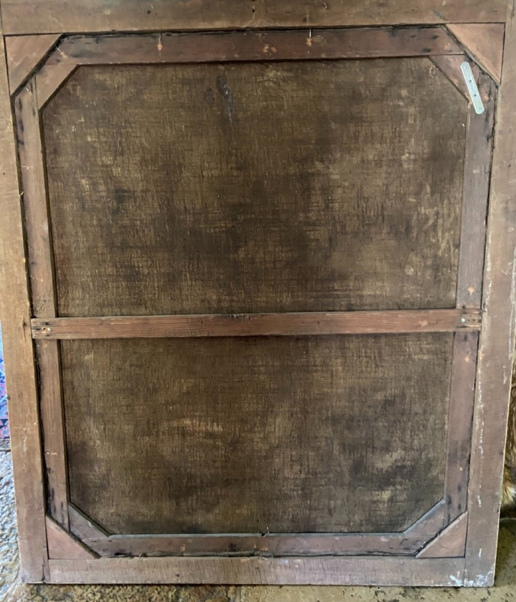 Return From Fishing, 18th Century Woodwork Painting-photo-2