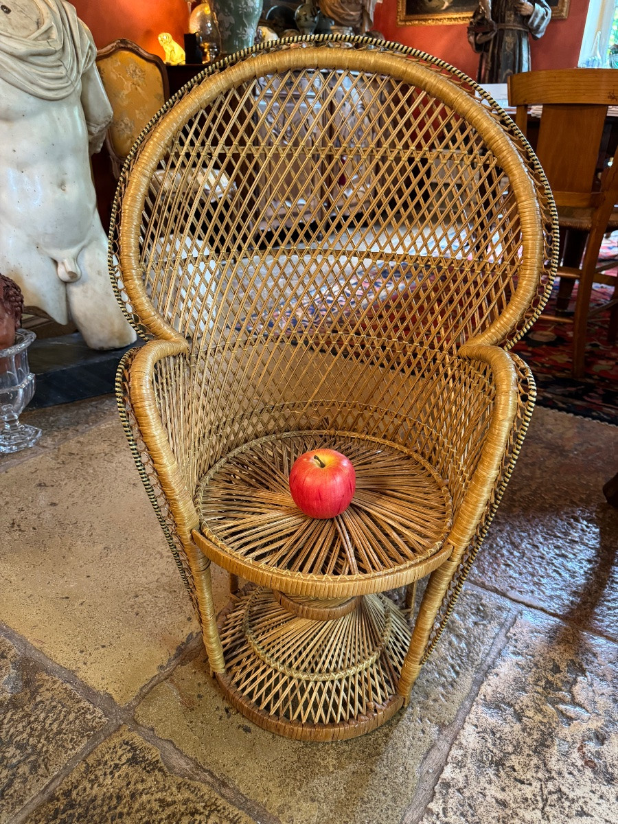 Fauteuil d’enfant, diminutif d’un fauteuil dit « d’Emmanuelle », vers 1950-photo-2