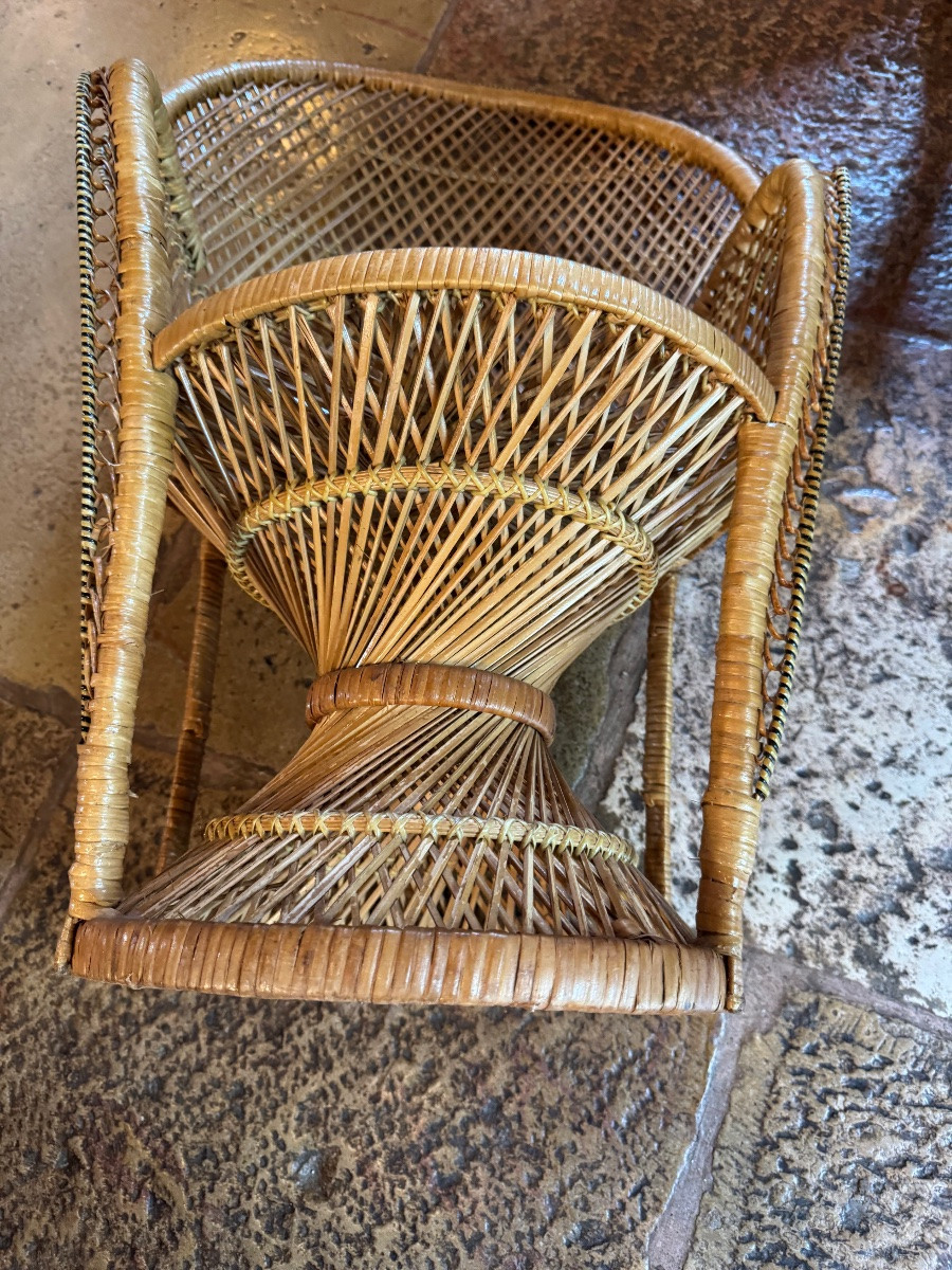 Fauteuil d’enfant, diminutif d’un fauteuil dit « d’Emmanuelle », vers 1950-photo-6