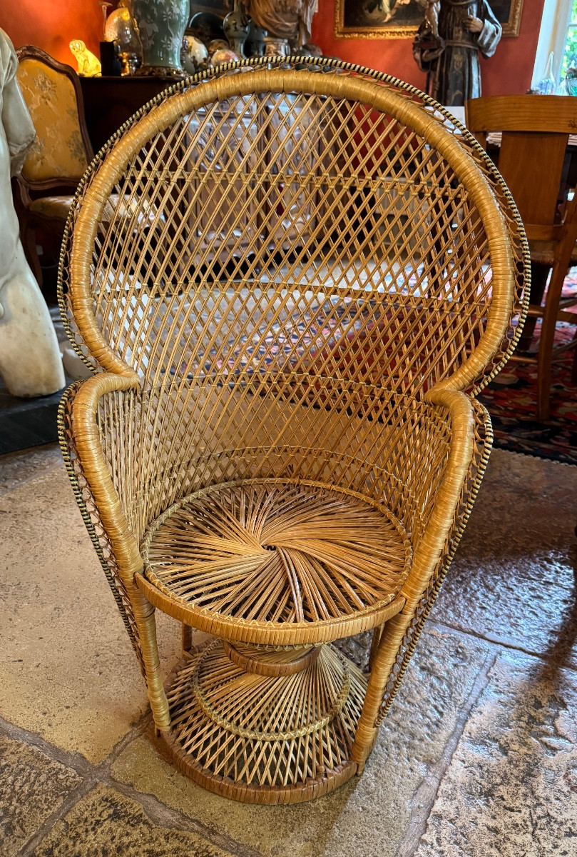 Fauteuil d’enfant, diminutif d’un fauteuil dit « d’Emmanuelle », vers 1950