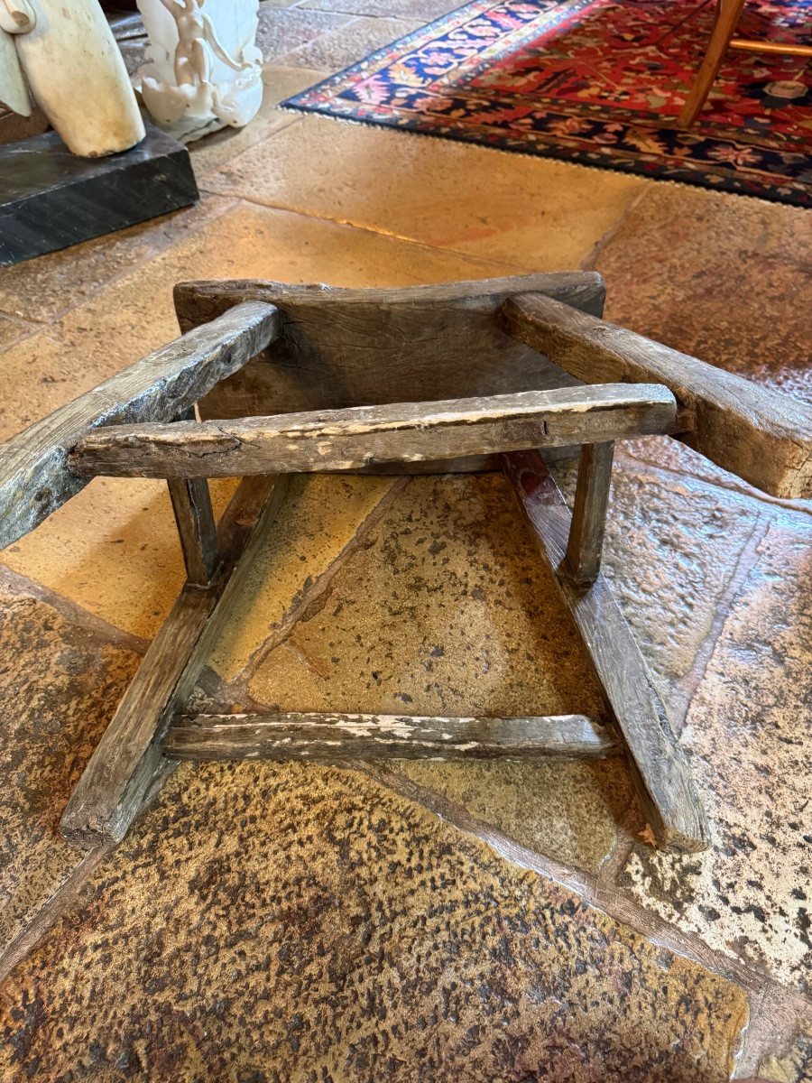 Tabouret d’atelier brut fin du XIX eme siècle -photo-6