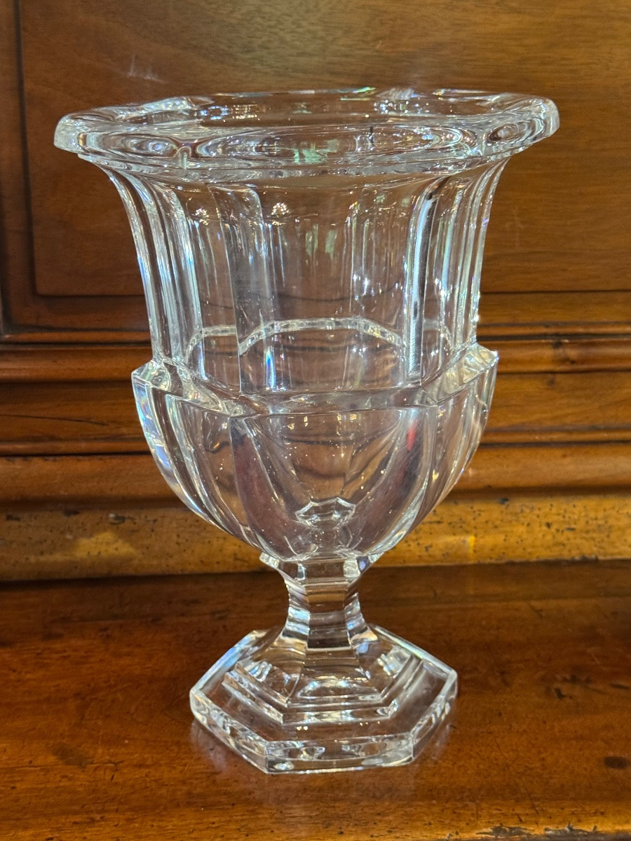 Grand vase Médicis en verre -photo-2