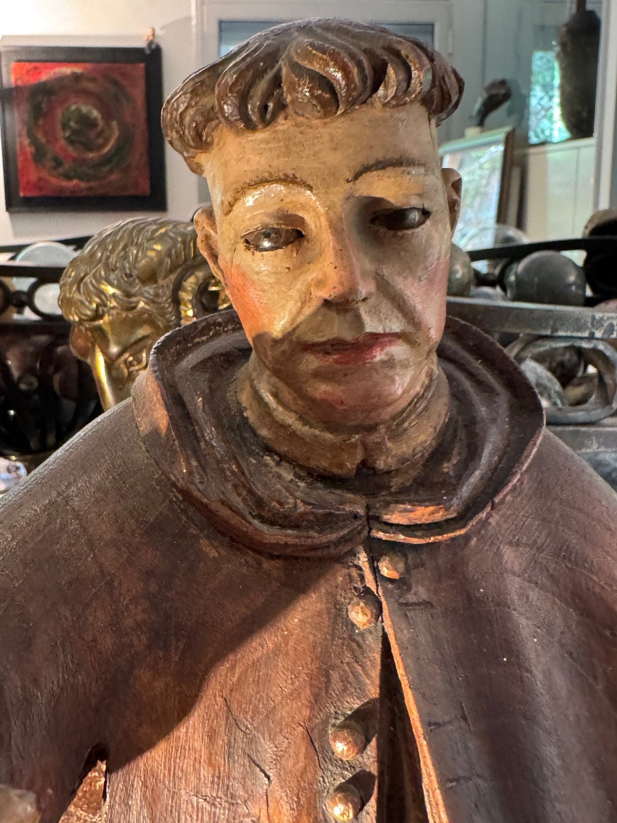 Saint Raymond, patron des sages femmes et des parturientes, XVIII eme siècle -photo-1