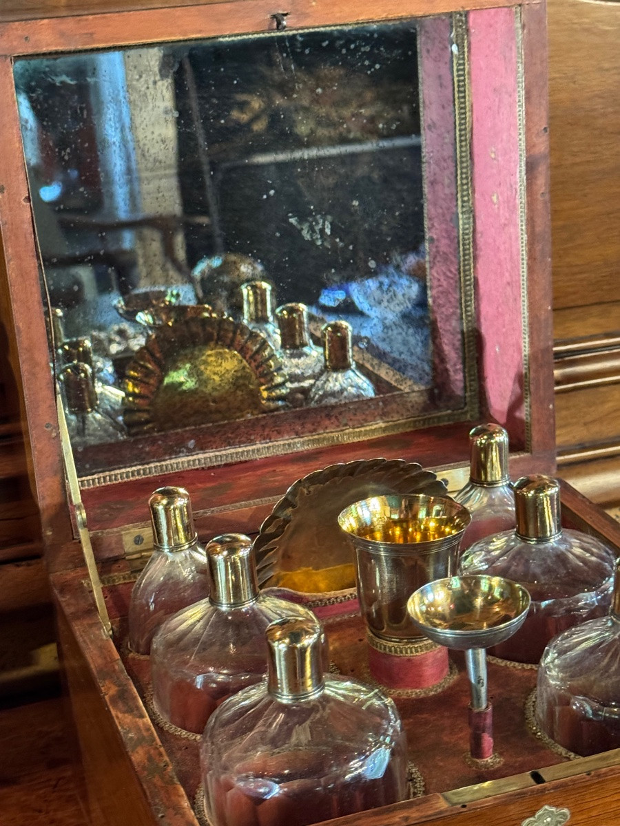 Grand coffret nécessaire à odeurs ou à senteurs du XVIII eme siècle -photo-8