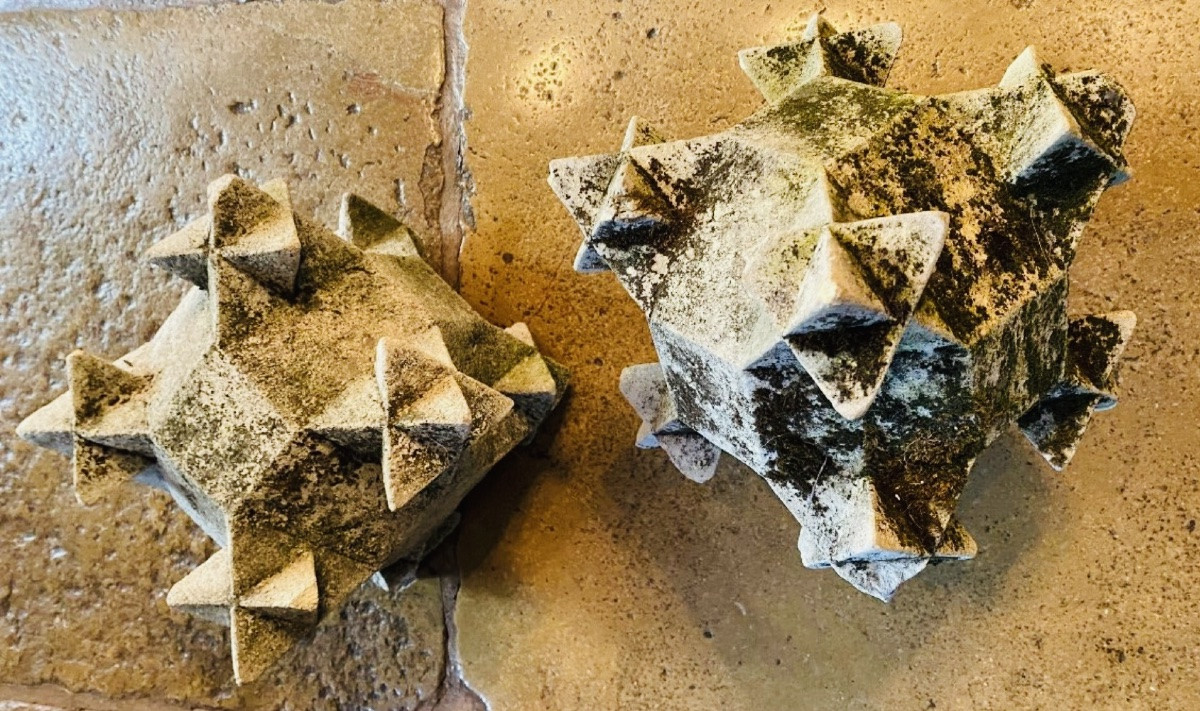 Paire De Pierres De Sorcellerie Du XIX Eme Siècle-photo-3