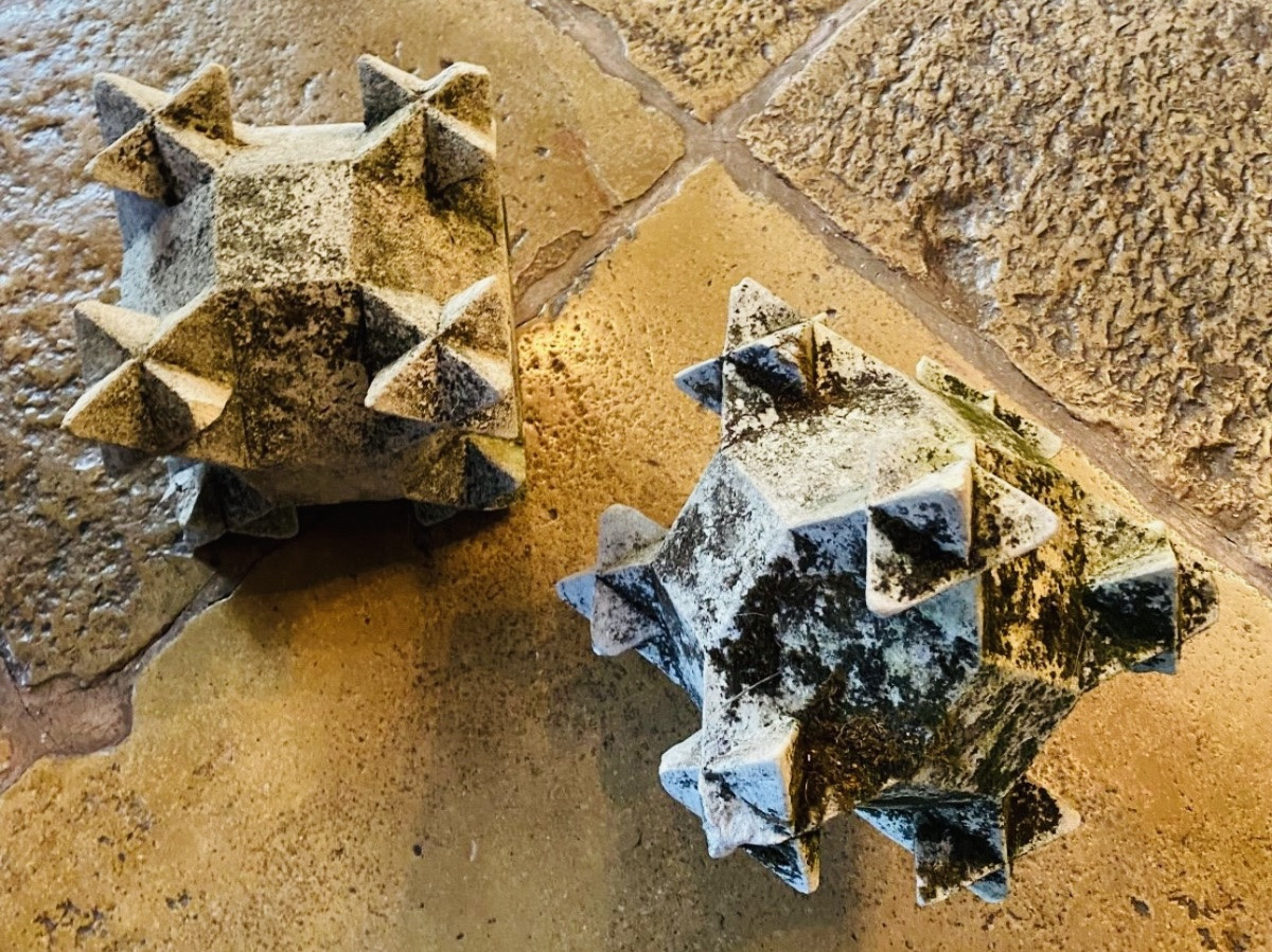 Paire De Pierres De Sorcellerie Du XIX Eme Siècle-photo-4