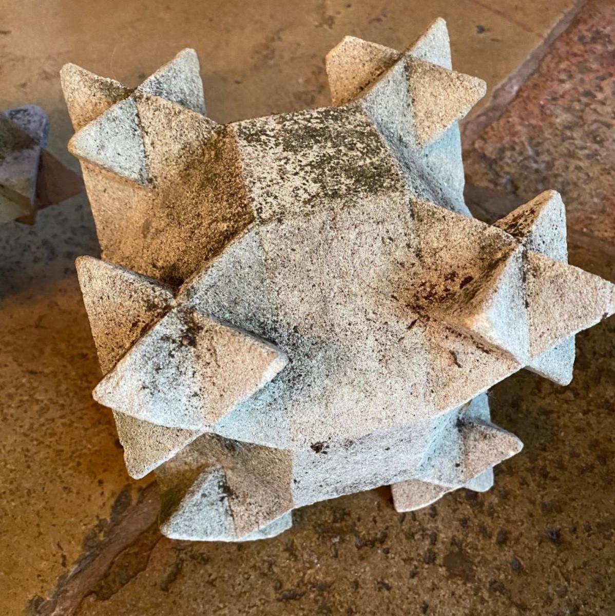 Paire De Pierres De Sorcellerie Du XIX Eme Siècle-photo-1