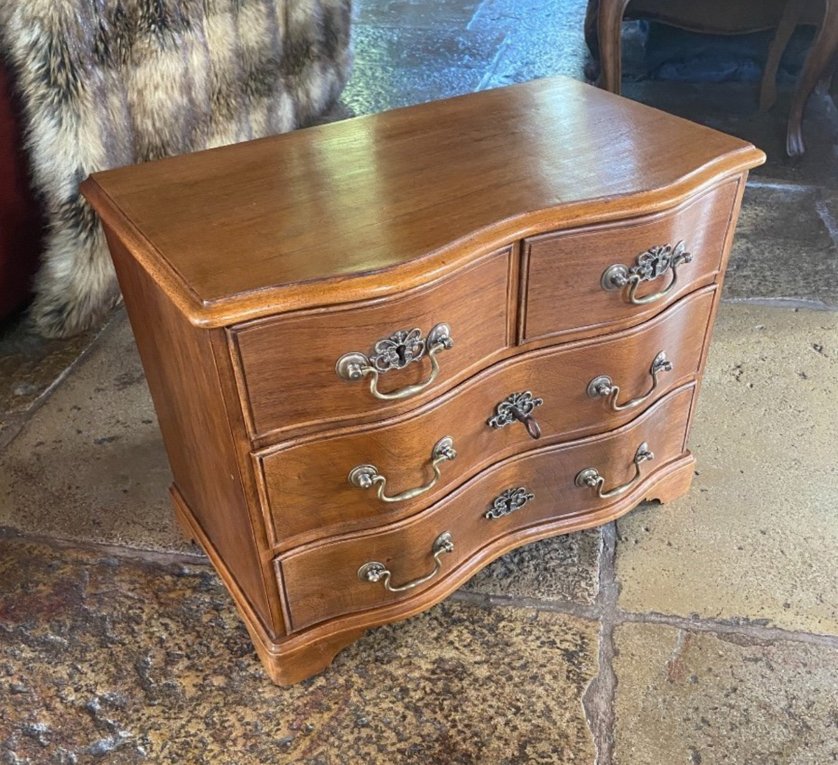 Commode De Poupée Ou D’enfant En Noyer Début Du XX Eme Siècle-photo-3