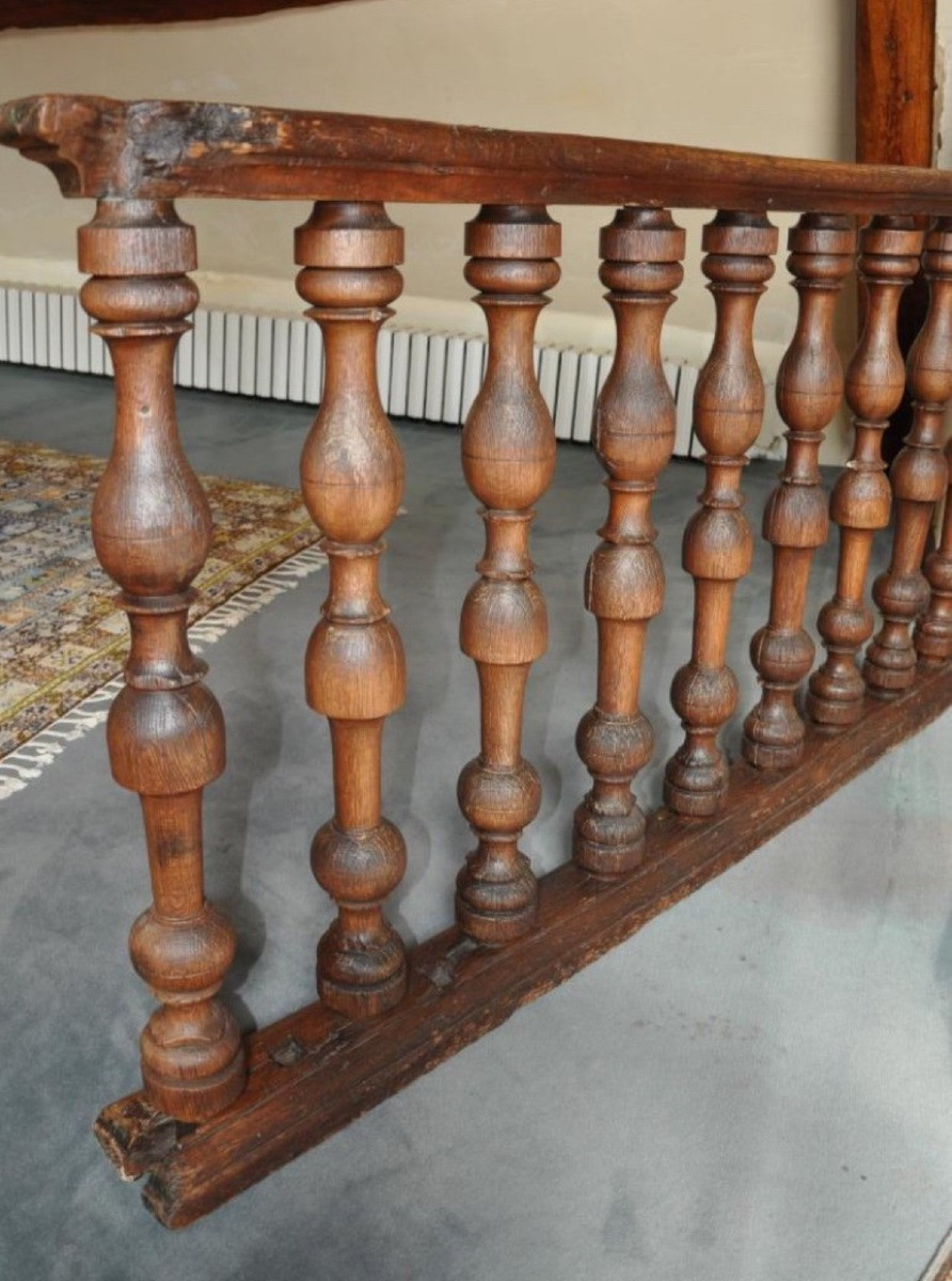 Large Louis XIV Period Balustrade, 18th Century, Beautiful Interior Item -photo-4