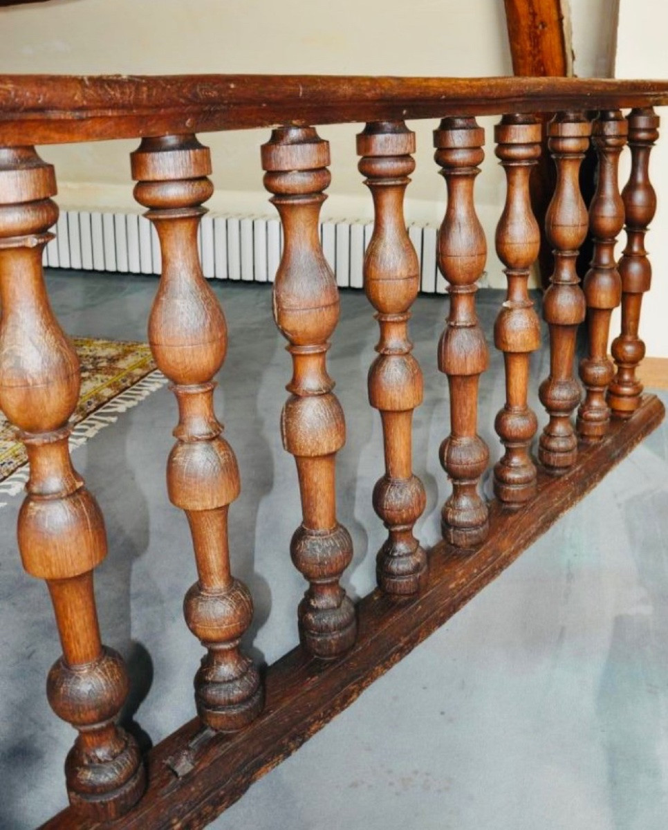 Large Louis XIV Period Balustrade, 18th Century, Beautiful Interior Item -photo-1