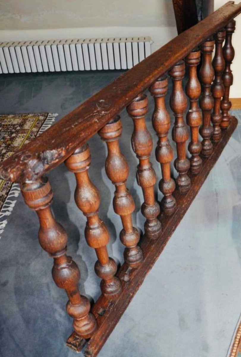 Large Louis XIV Period Balustrade, 18th Century, Beautiful Interior Item -photo-2