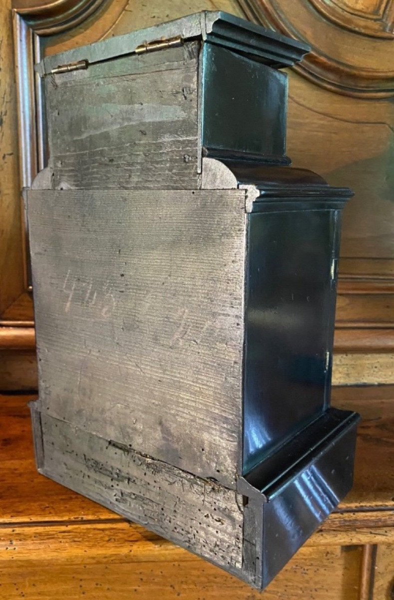 Cabinet Italien Miniature Aux Miroirs, Diminutif Du XIX Eme Siècle-photo-5