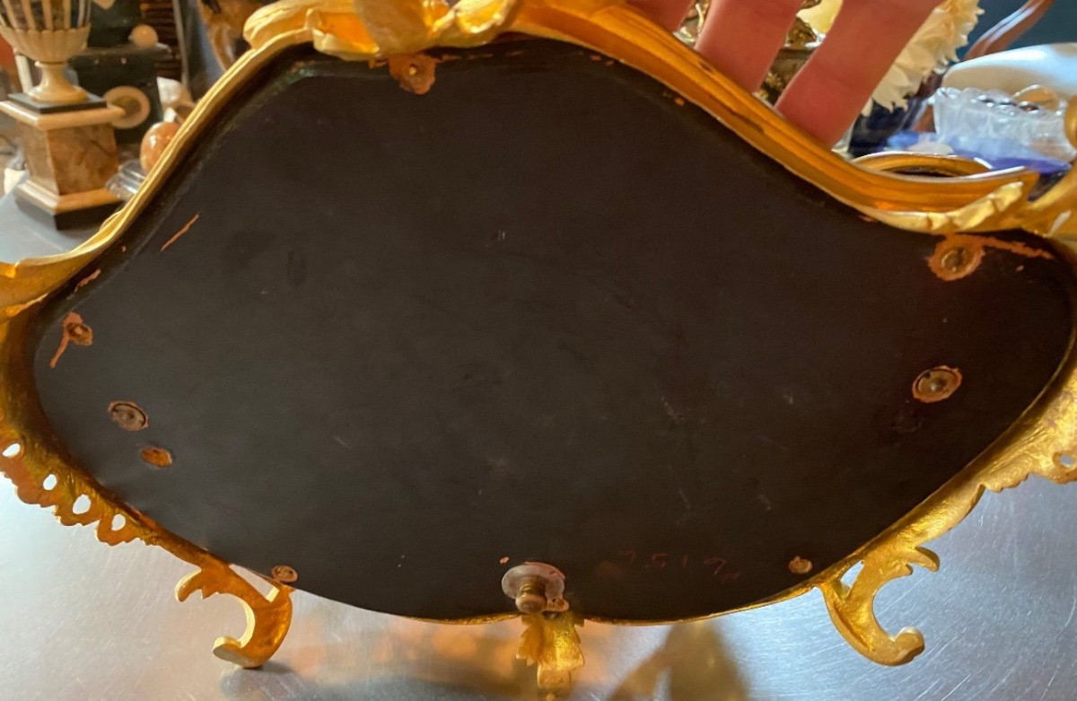 Napoleon III Louis XV Style Inkwell In Japanese Lacquer.-photo-2