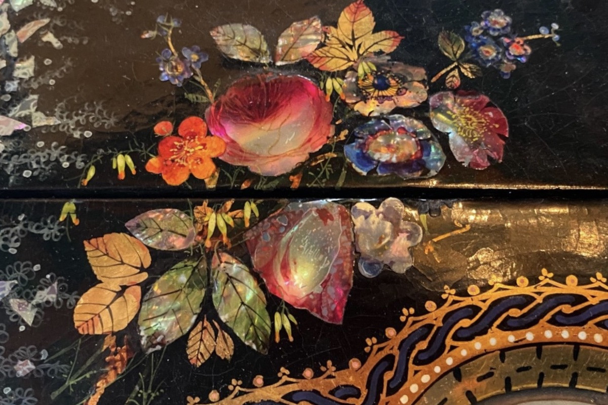 Napoleon III Period Burgoté Travel Writing Case-photo-5