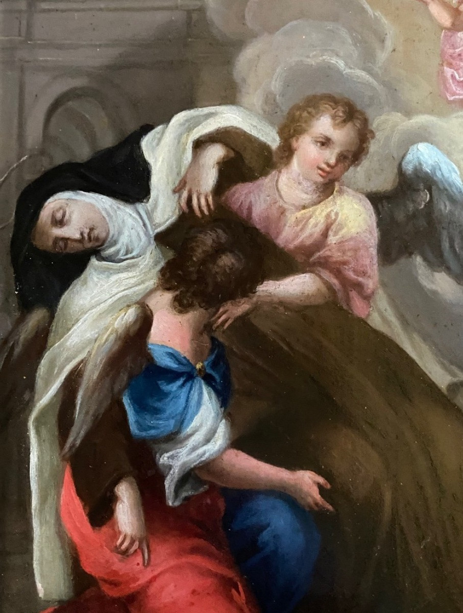 La Pâmoison De Sainte Thérèse, XVIII Eme Siècle-photo-2