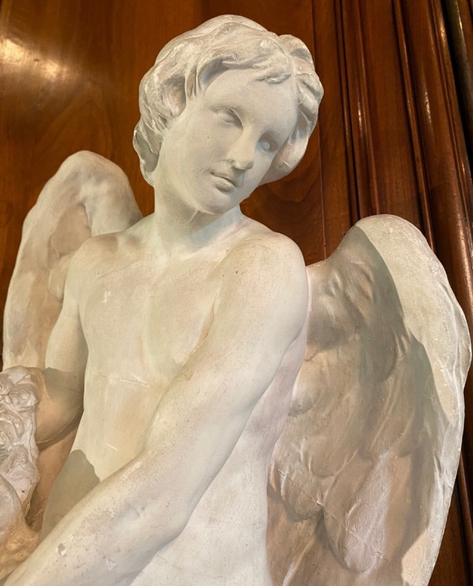 The Sacrifice Of Isaac, The Angel With The Ram Of The Sacrifice Of Isaac, By Léopold Renard (1868-1945)-photo-4