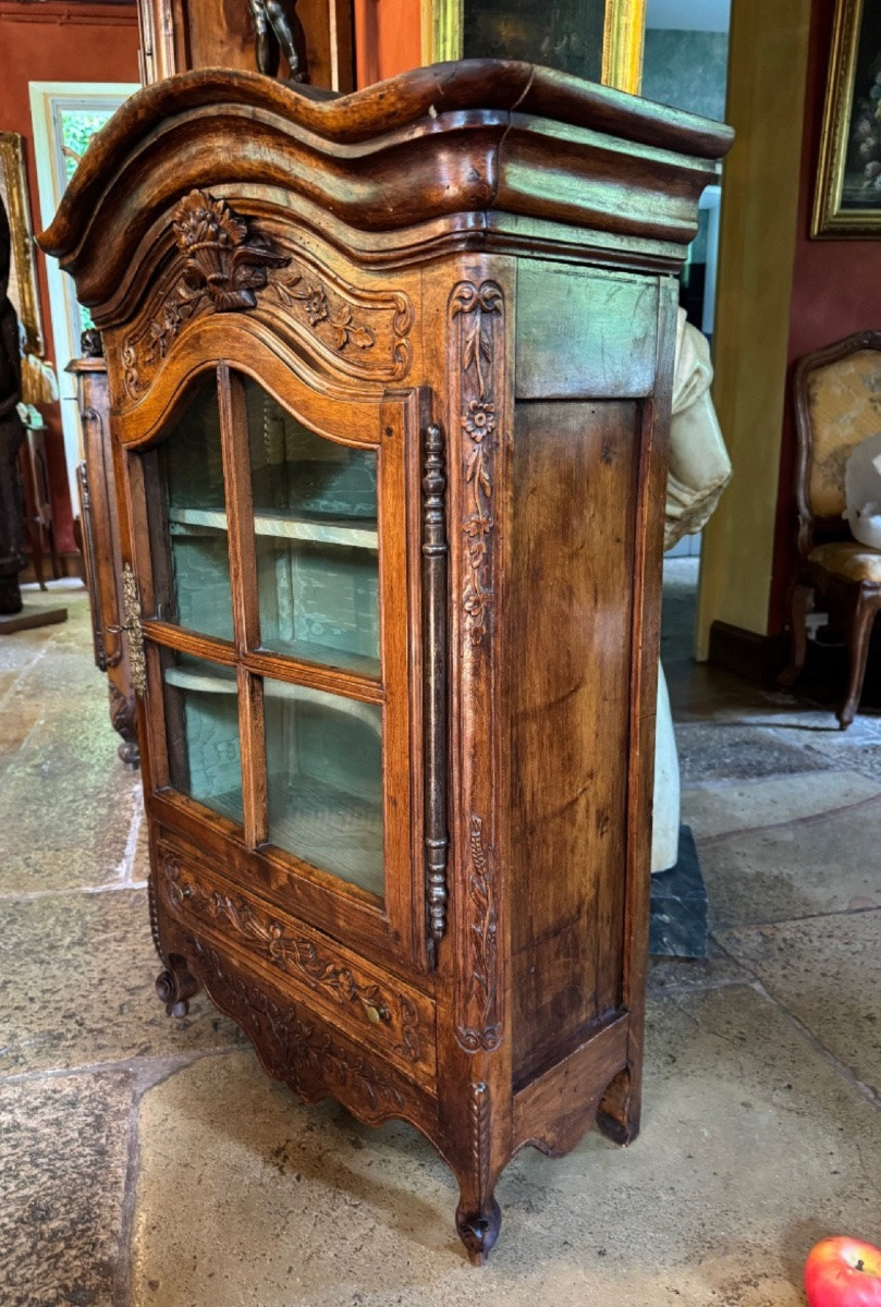 Verriot provençal en noyer du XIX eme siècle, superbe qualité -photo-3