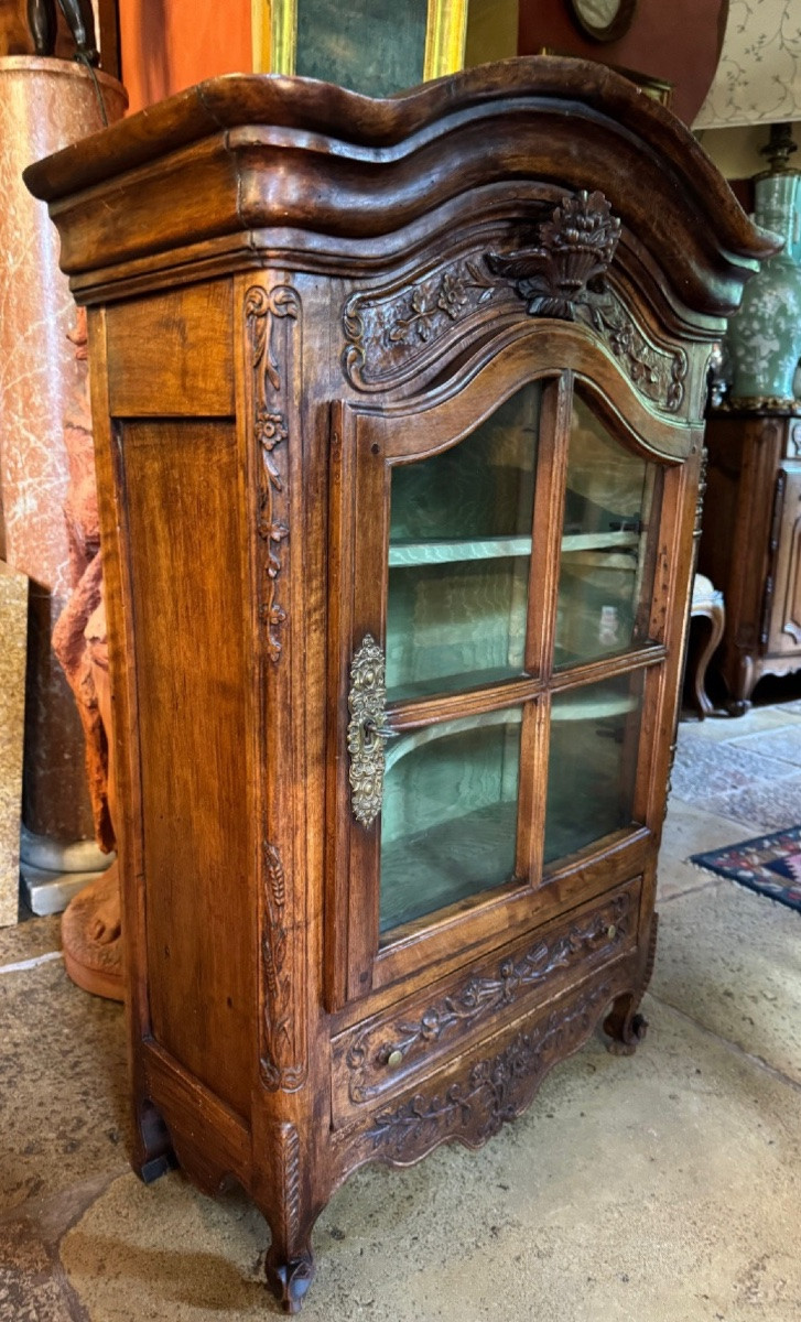 Verriot provençal en noyer du XIX eme siècle, superbe qualité -photo-2