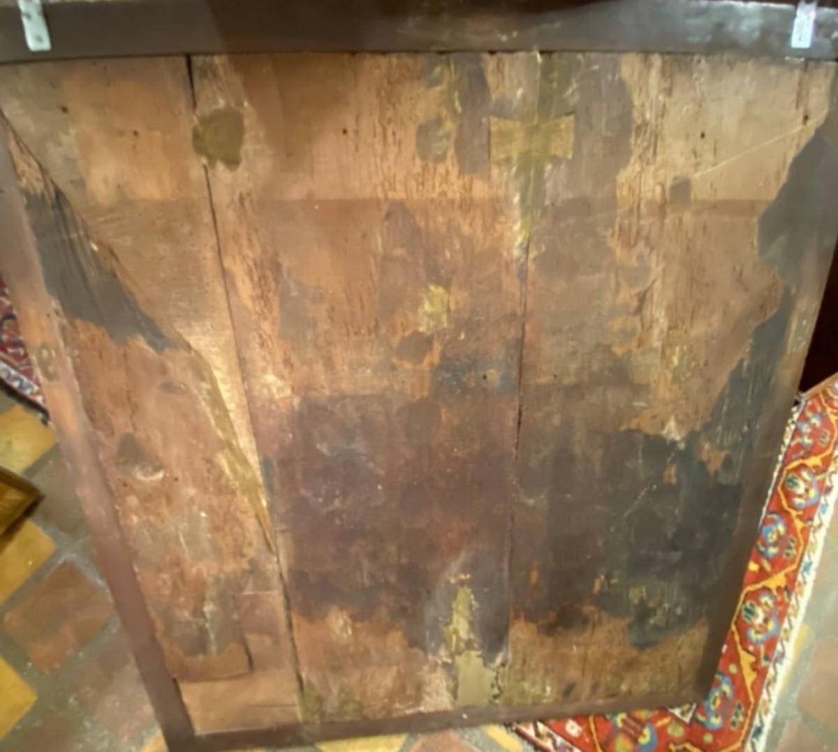 Adam And Eve, Large Walnut Panel In Renaissance Style, Late 17th Century-photo-8