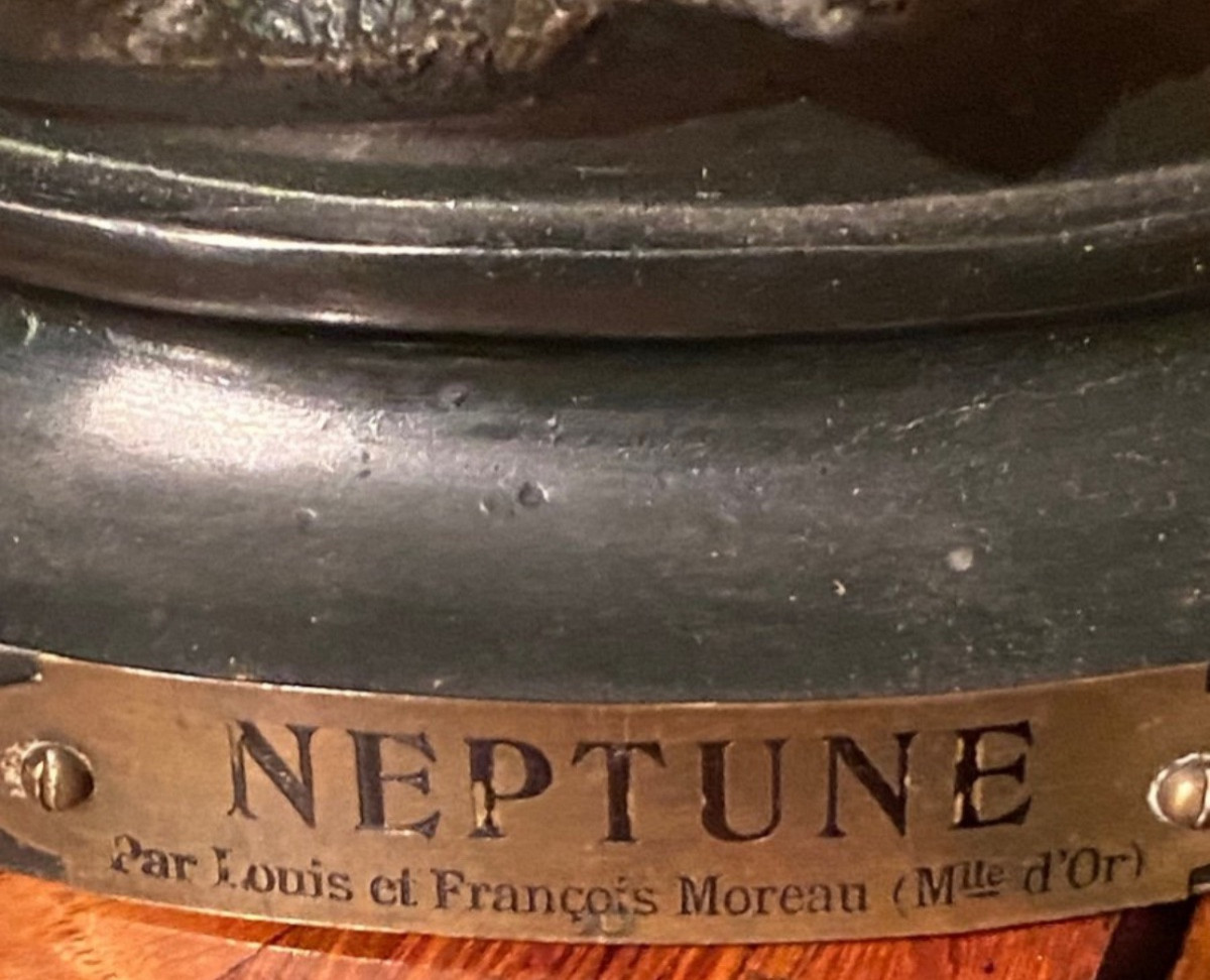 The Chariot Of Victorious Neptune, Signed By The Moreau Brothers-photo-4