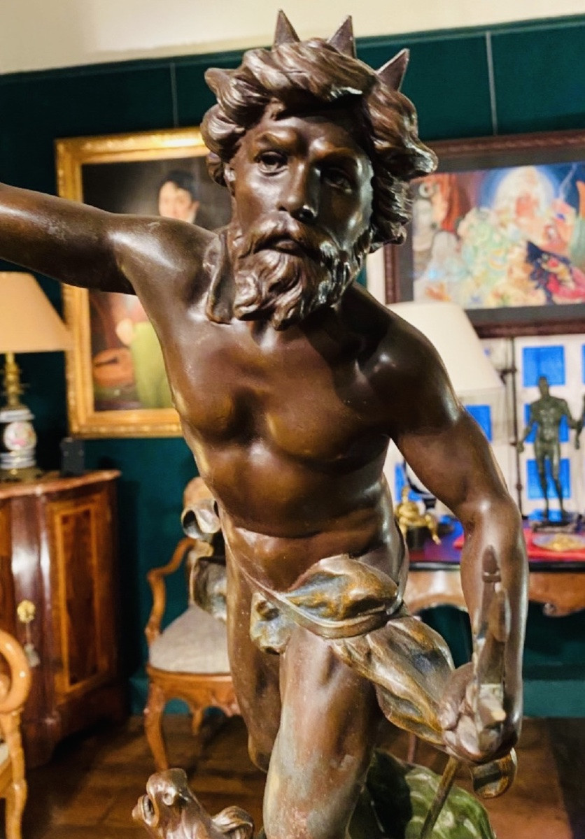 The Chariot Of Victorious Neptune, Signed By The Moreau Brothers-photo-1