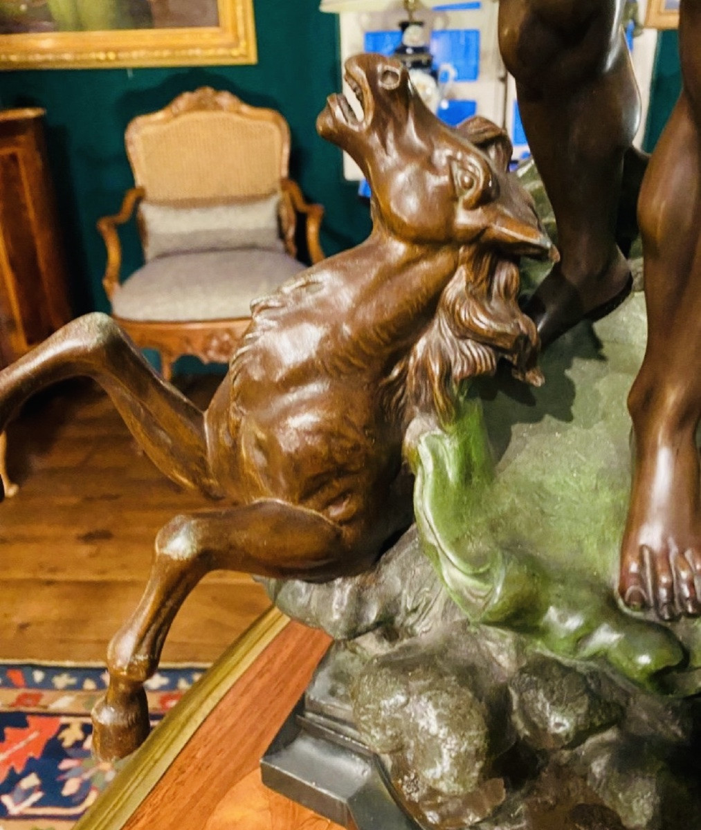 The Chariot Of Victorious Neptune, Signed By The Moreau Brothers-photo-3