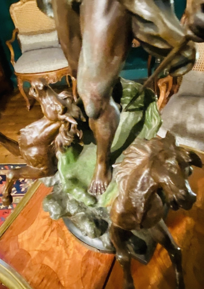 The Chariot Of Victorious Neptune, Signed By The Moreau Brothers-photo-6