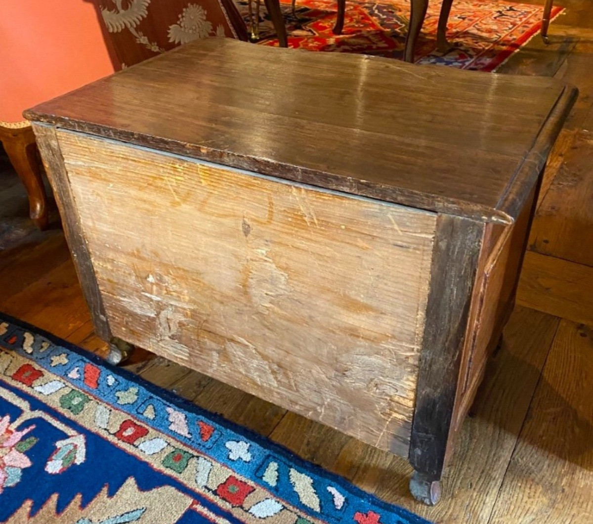 Diminutif De Commode Arbalète en chêne du XVIII Eme Siecle-photo-5